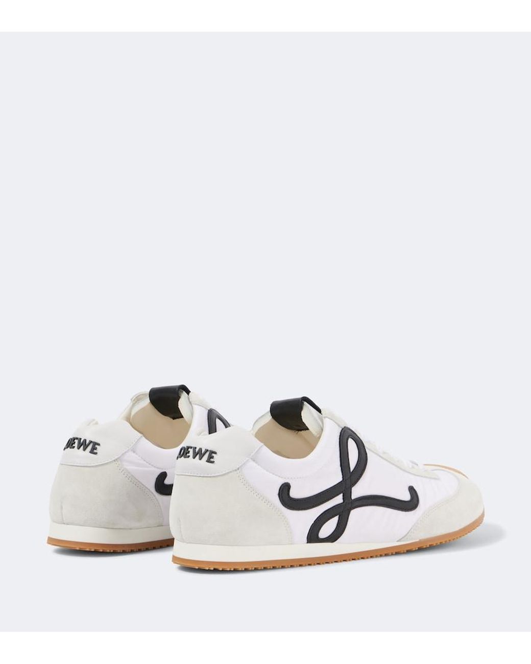 Loewe White Ballet Runner 2.0 Nylon & Calfskin Sneakers for men
