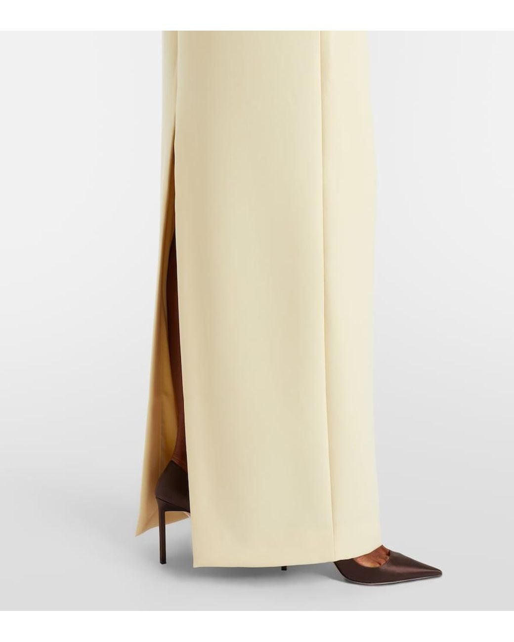 Roland Mouret Natural Crepe Gown