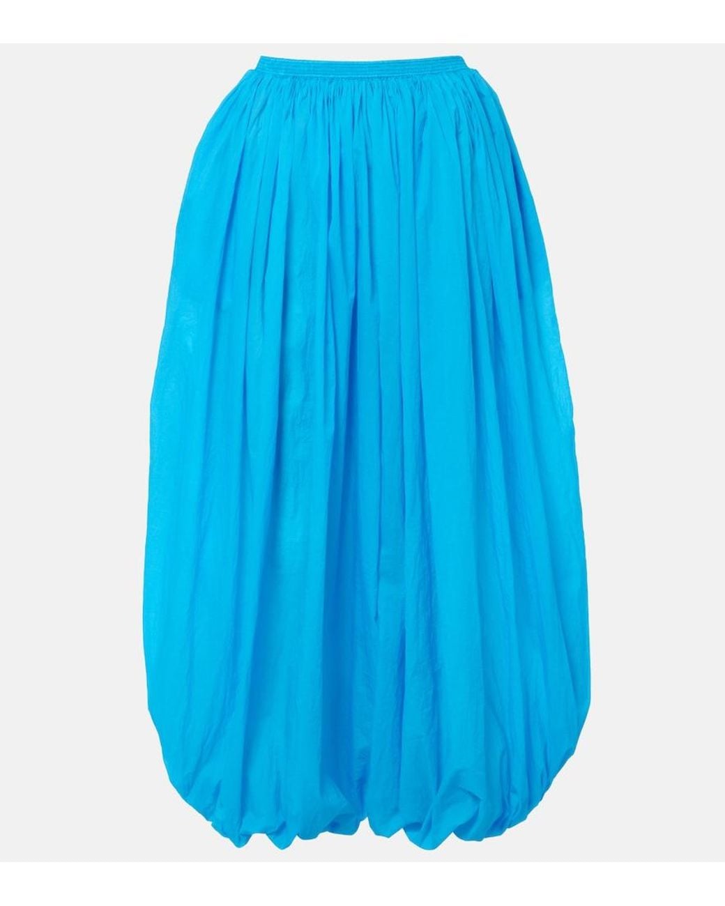 Alaïa Blue Gathered Balloon Pants