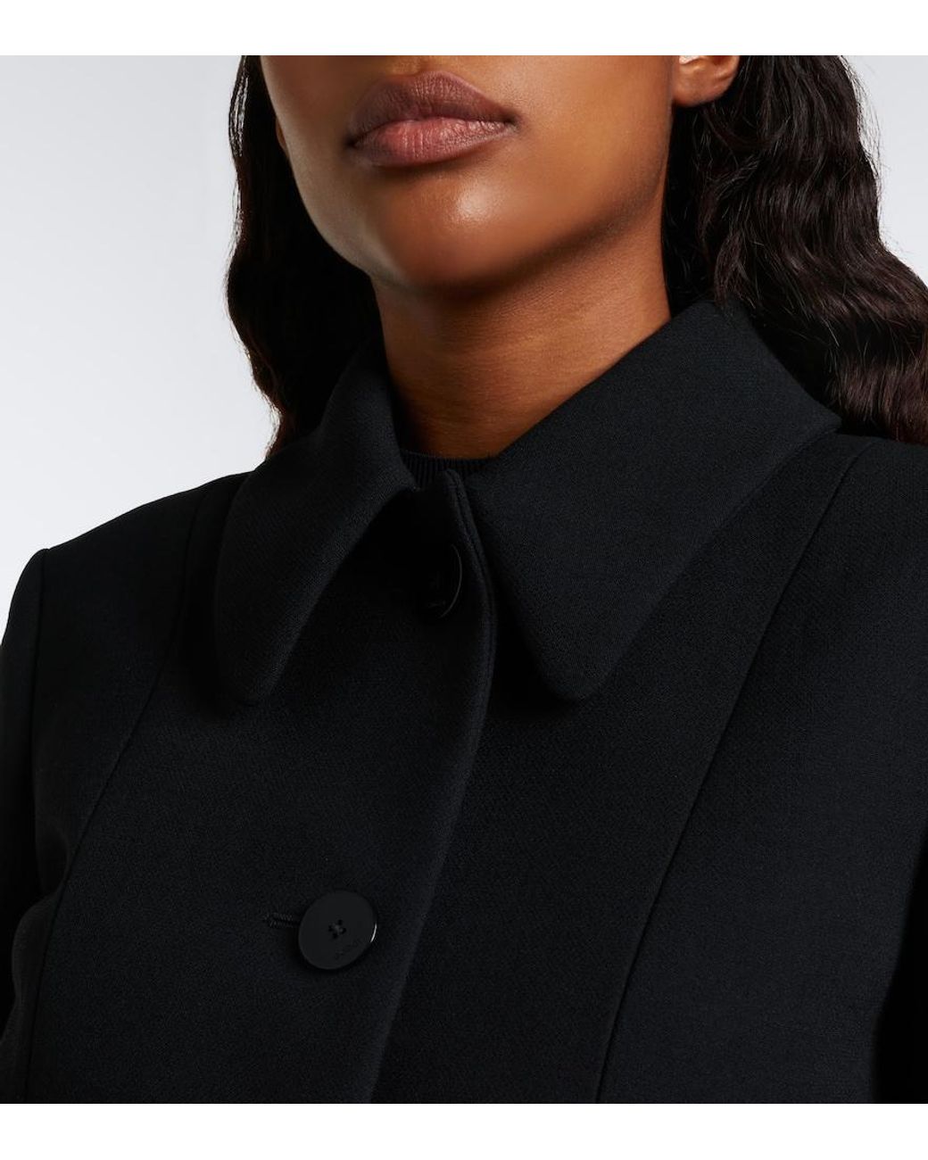 Gucci Blue Horsebit Wool Crepe Jacket