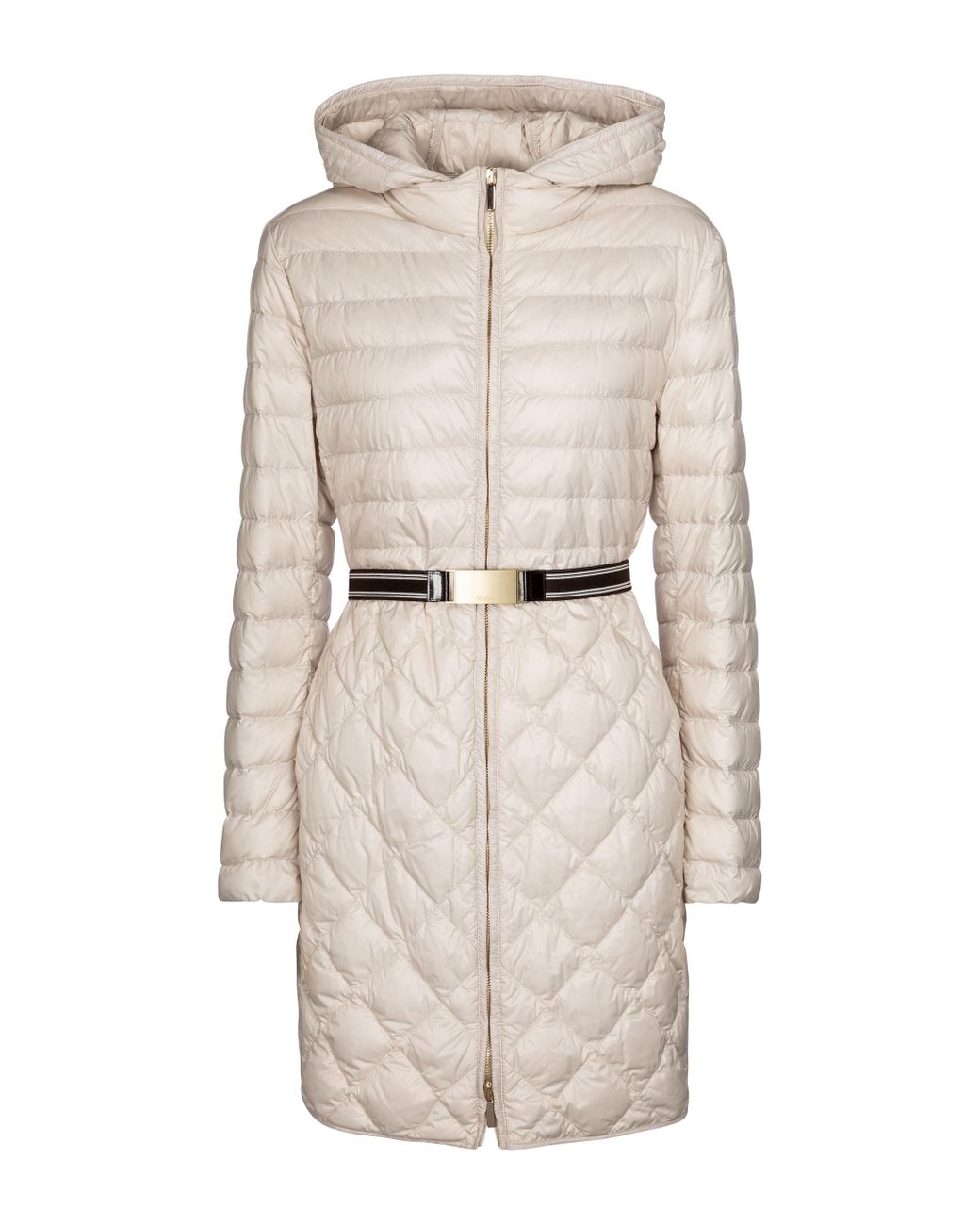Max Mara The Cube Etrevi Quilted Down Coat in Beige (Natural) - Lyst