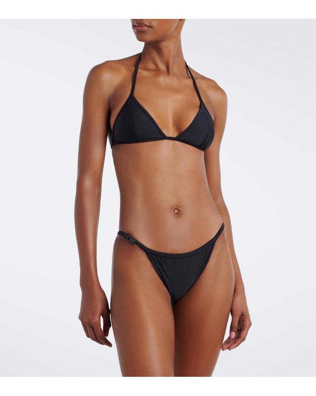 Bikini Adornado Gucci de color White