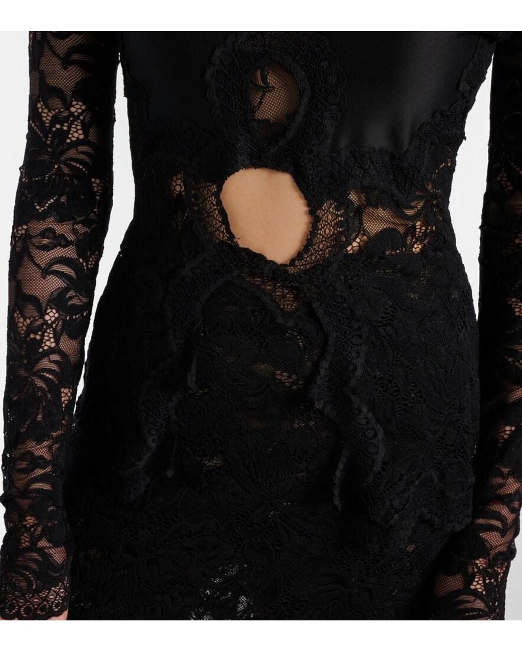 Rabanne Black Lace Top