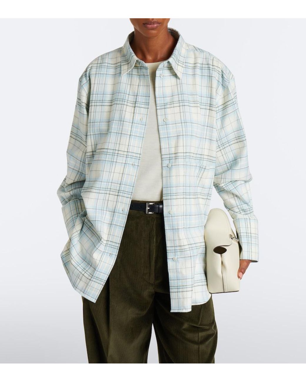 Camicia di Rohe in White