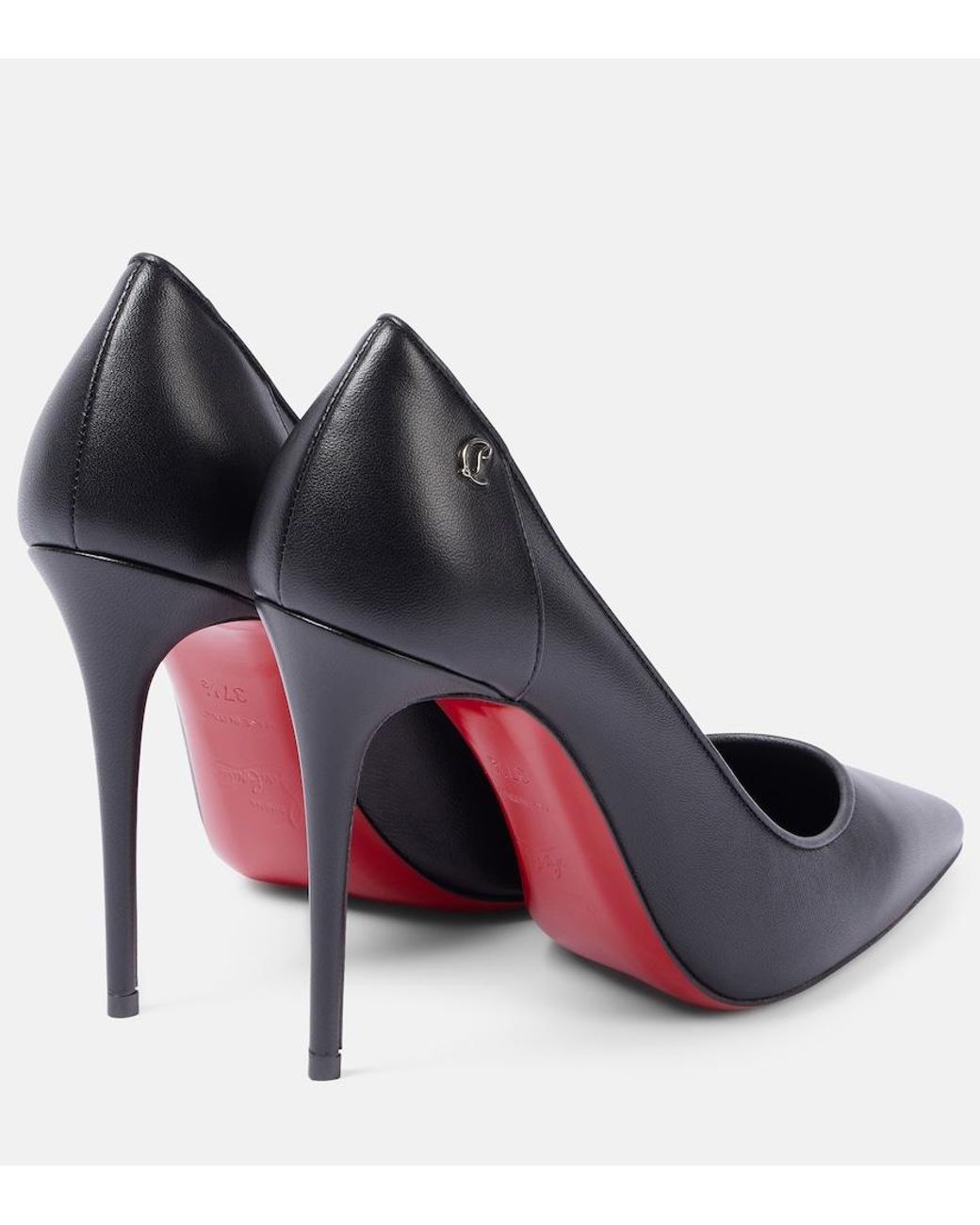 Christian Louboutin Black Sporty Kate Nappa Pumps 100