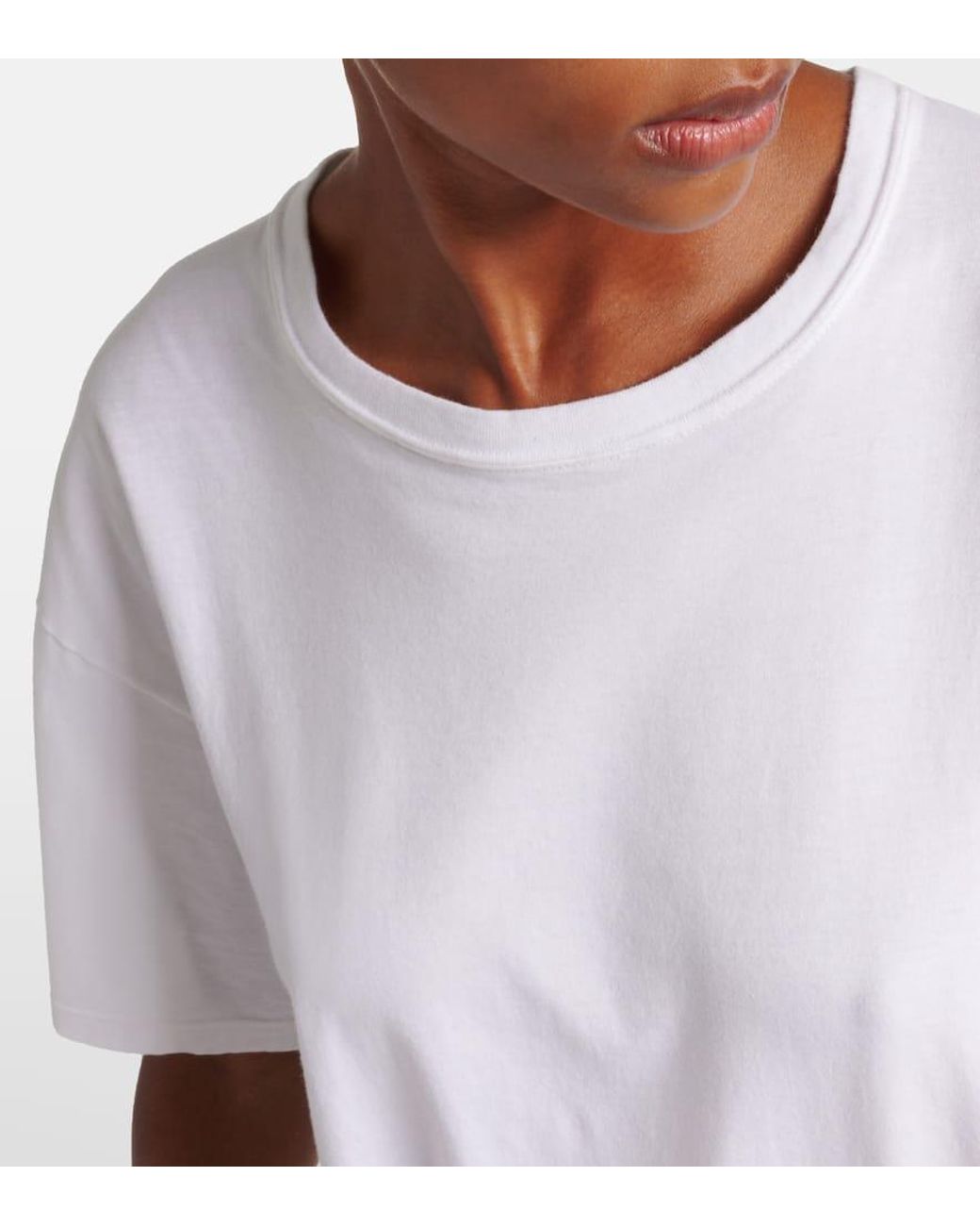 【関税込み】the row NADINA' T-SHIRT THE ROW | Nadina Oversized Cotton T-shirt | Women | Lane