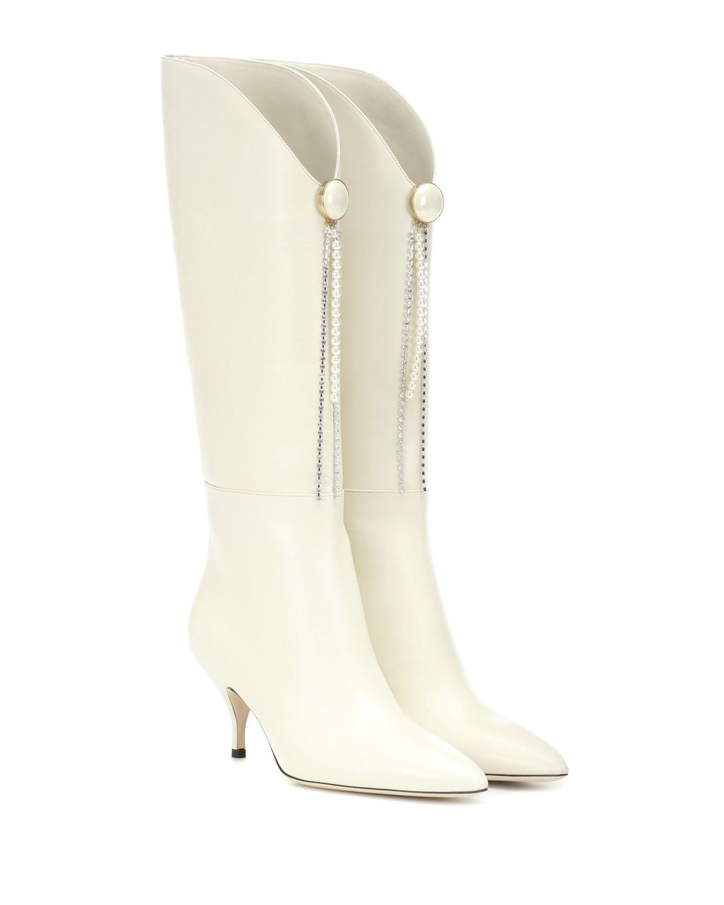Magda Butrym Czech Leather Boots in White - Lyst