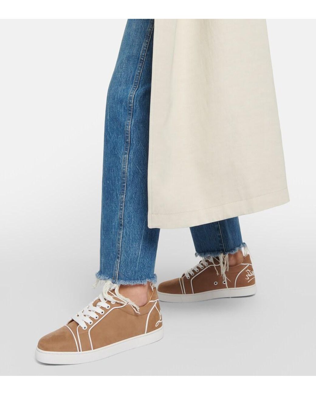 Christian Louboutin Brown Fun Vieira Orlato Sneakers
