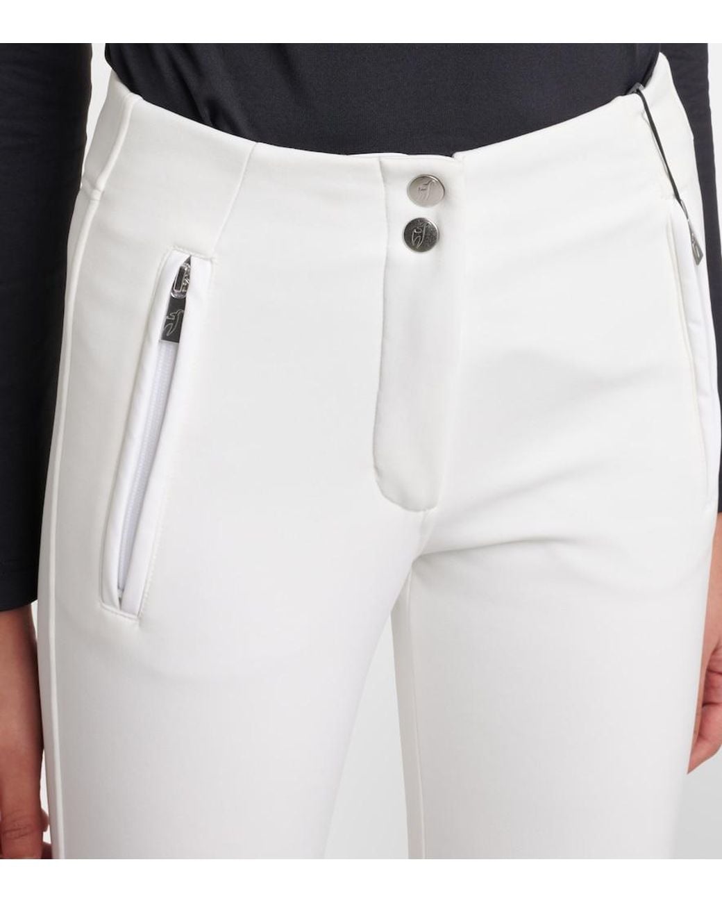 Toni Sailer White Pina Ski Pants