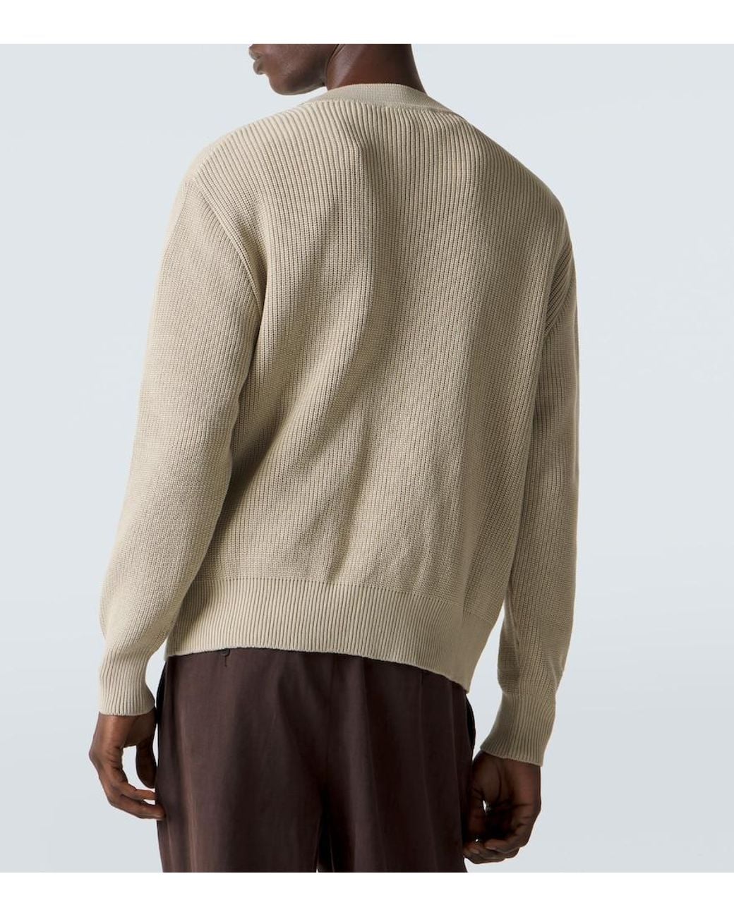 Lardini Natural Cotton Cardigan for men