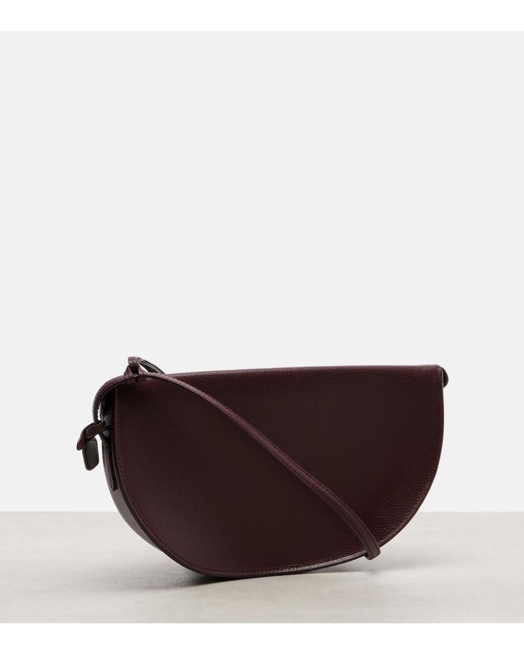 Alaïa Purple Hip Small Leather Shoulder Bag