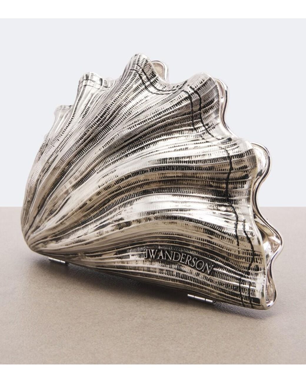 J.W. Anderson White Shell Clutch
