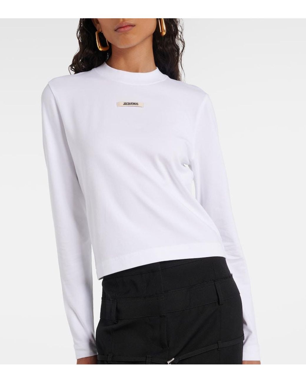 Jacquemus White The Gros Grain Long-Sleeve T-Shirt
