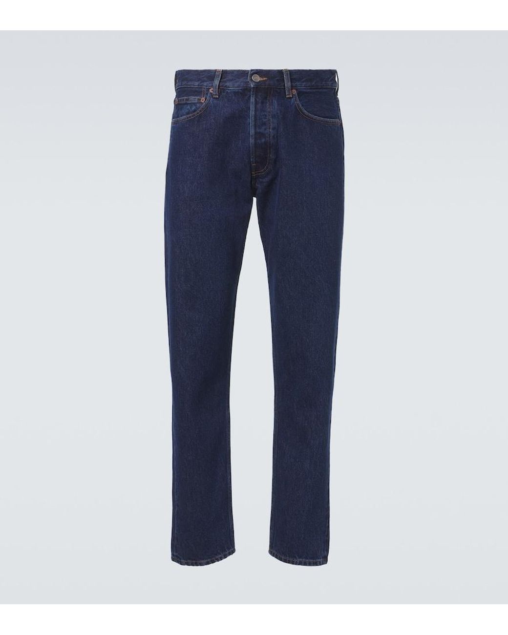 Thom Sweeney Blue Straight Jeans for men