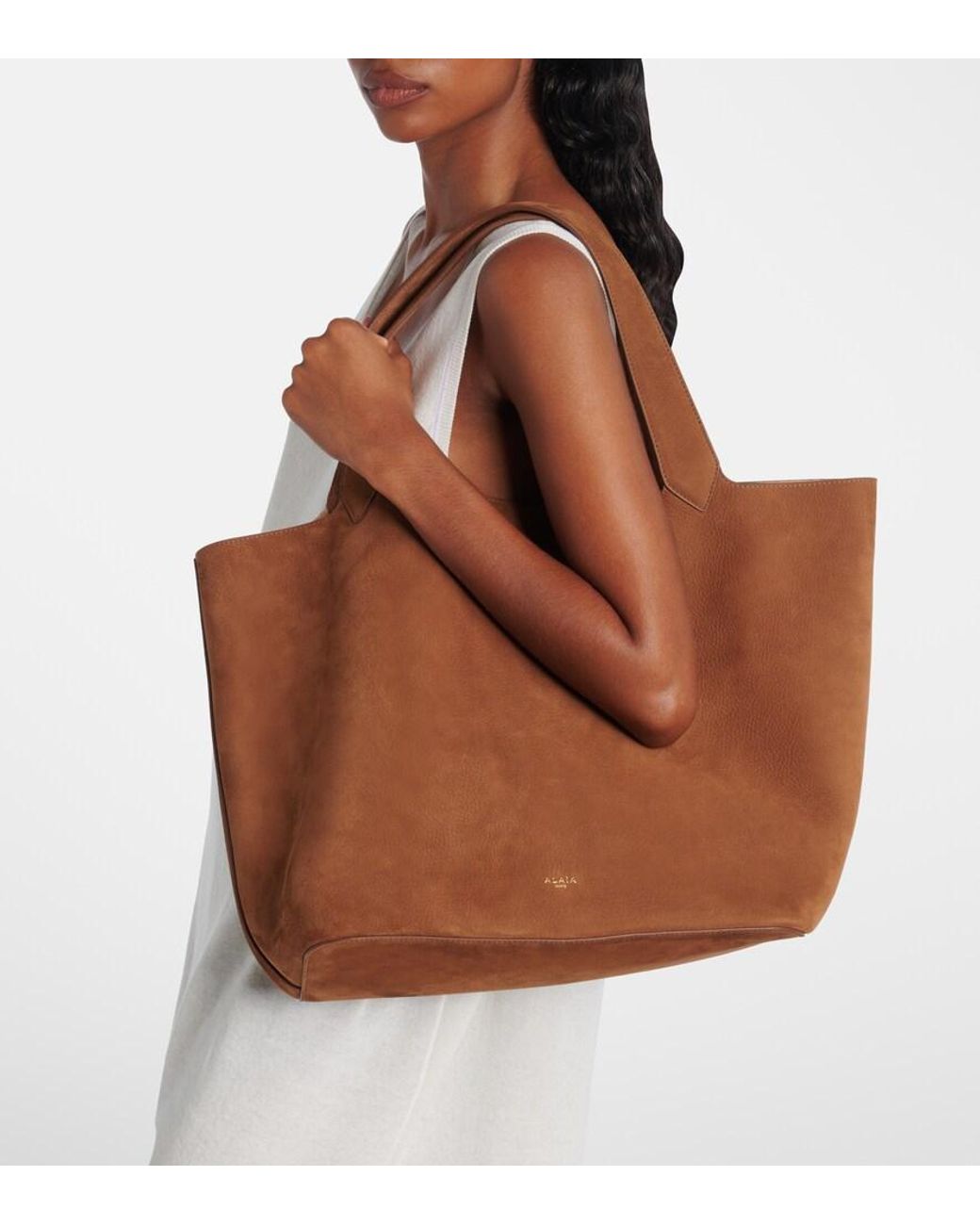 Borsa Le Cabas di Alaïa in Brown