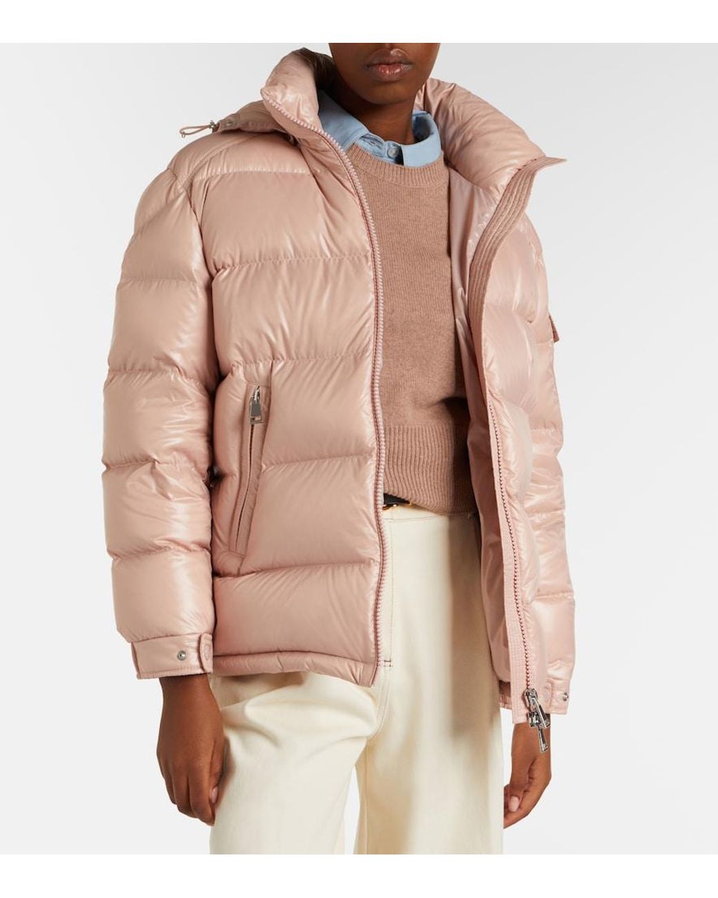 Moncler Pink Maire Down Jacket