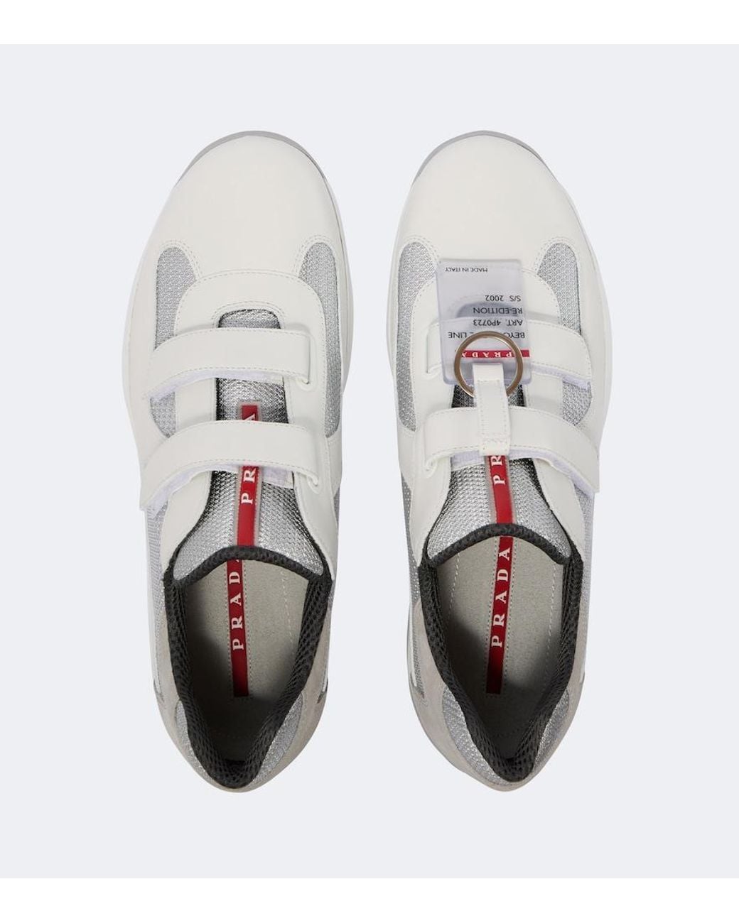 Prada White America's Cup Original Sneakers for men