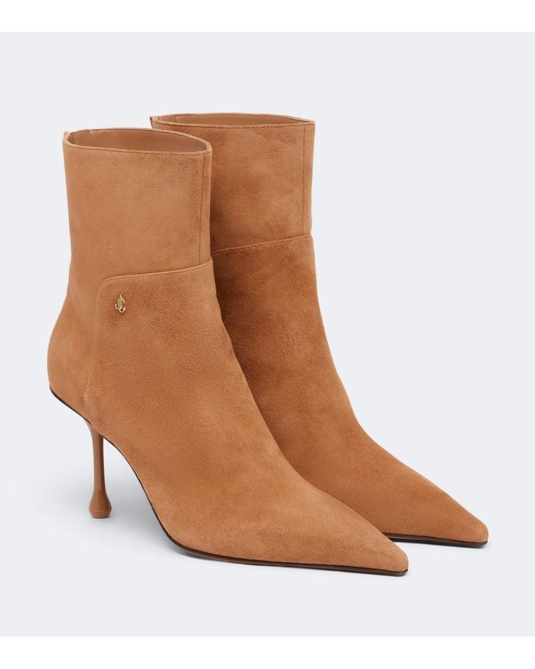 Jimmy Choo Brown Cycas Suede Ankle Boots