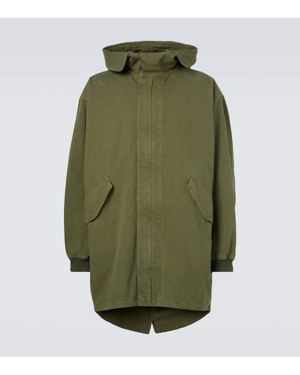 The Row Kemet Cotton Parka in Green for Men | Lyst