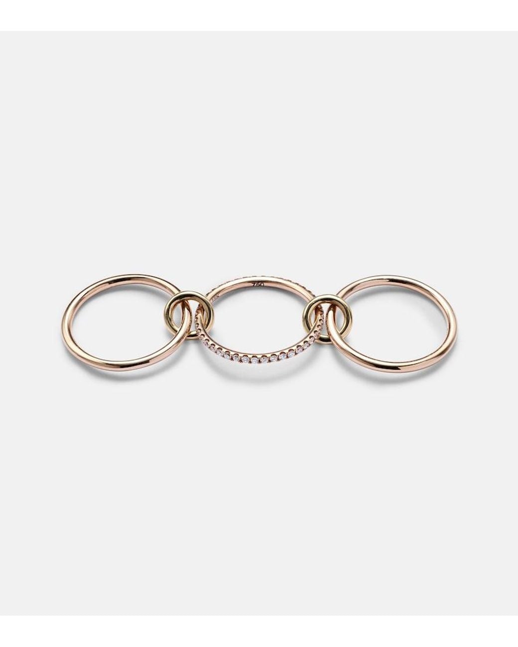 Spinelli Kilcollin Pink Sonny 18Kt Rose And Diamond Ring