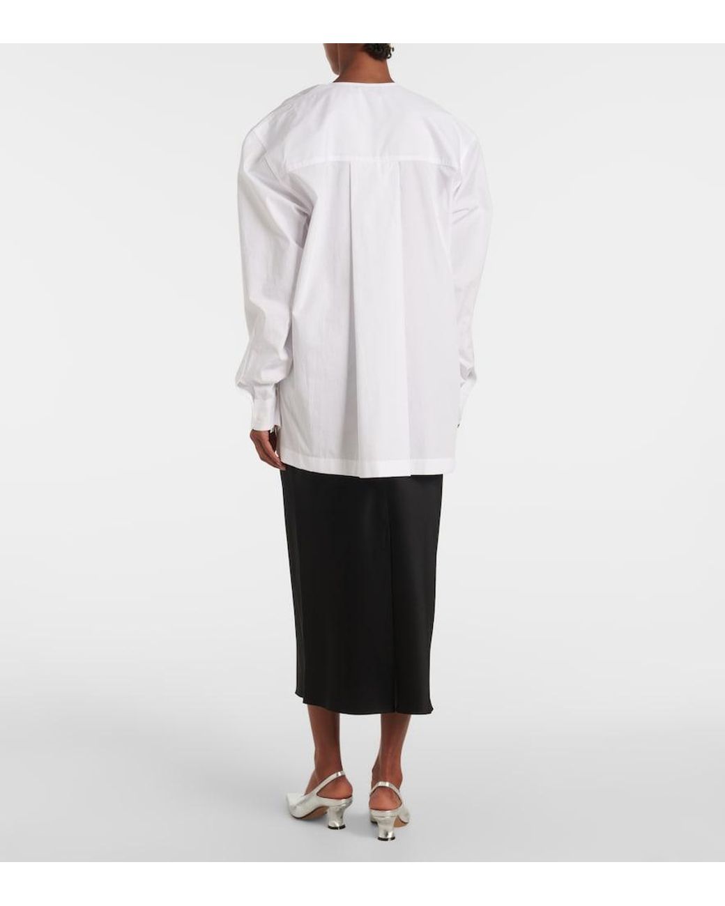 Dries Van Noten White Cotton Top