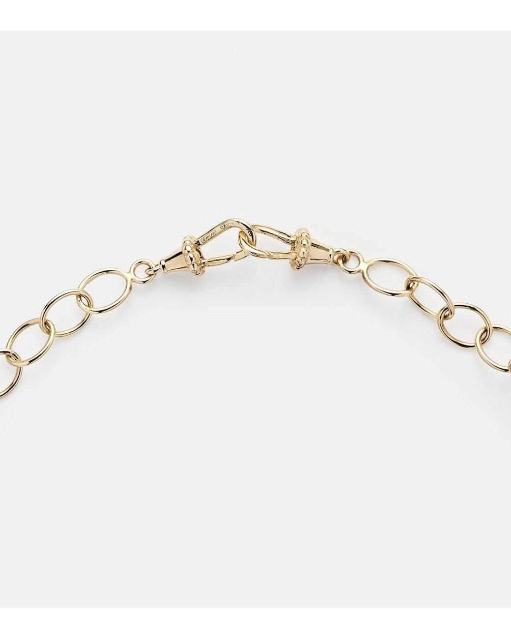 Marie Lichtenberg White Rosa 18Kt Necklace With Diamonds