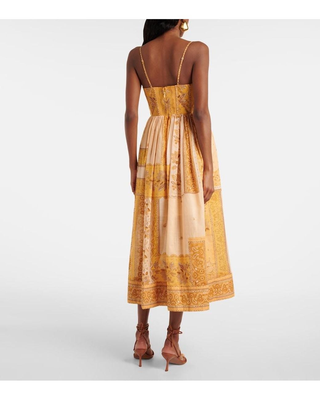 Zimmermann Yellow Lucky Corset Dress