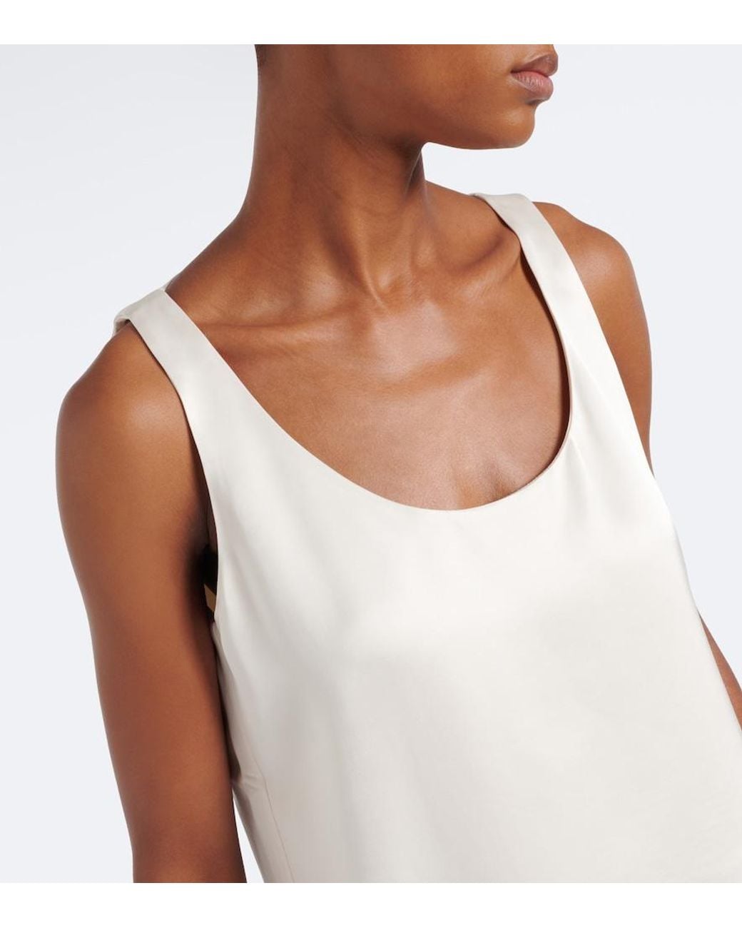 Rohe White Twill Tank Top