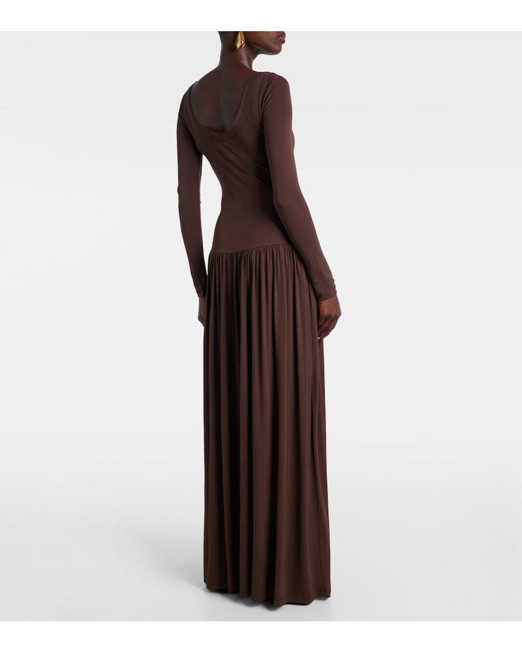 AYA MUSE Brown Muse Maxi Dress