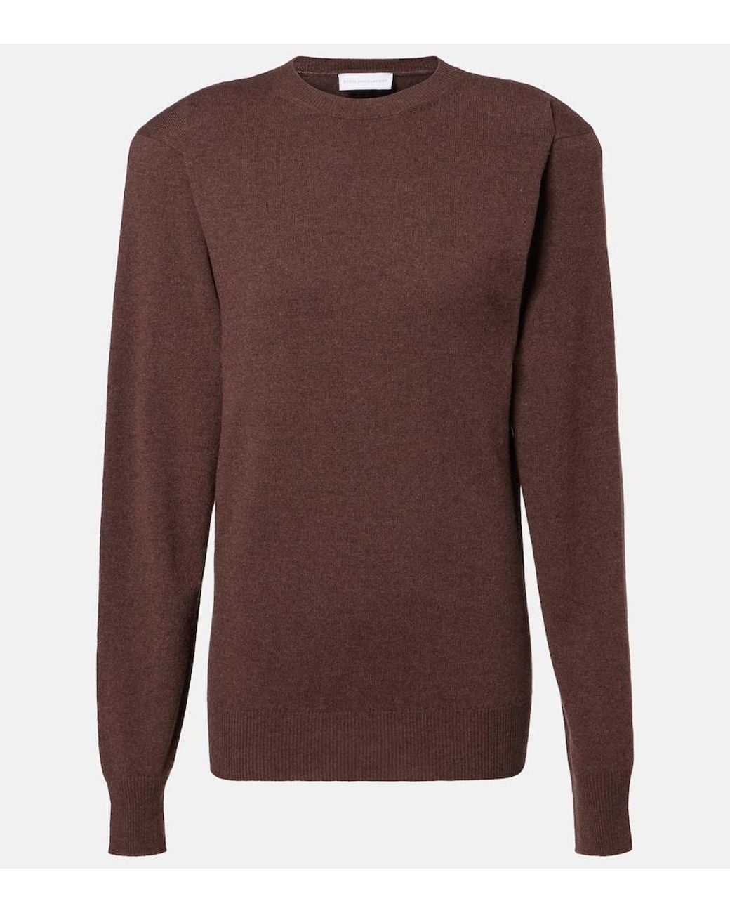 Stella McCartney Brown Cashmere And Wool Sweater