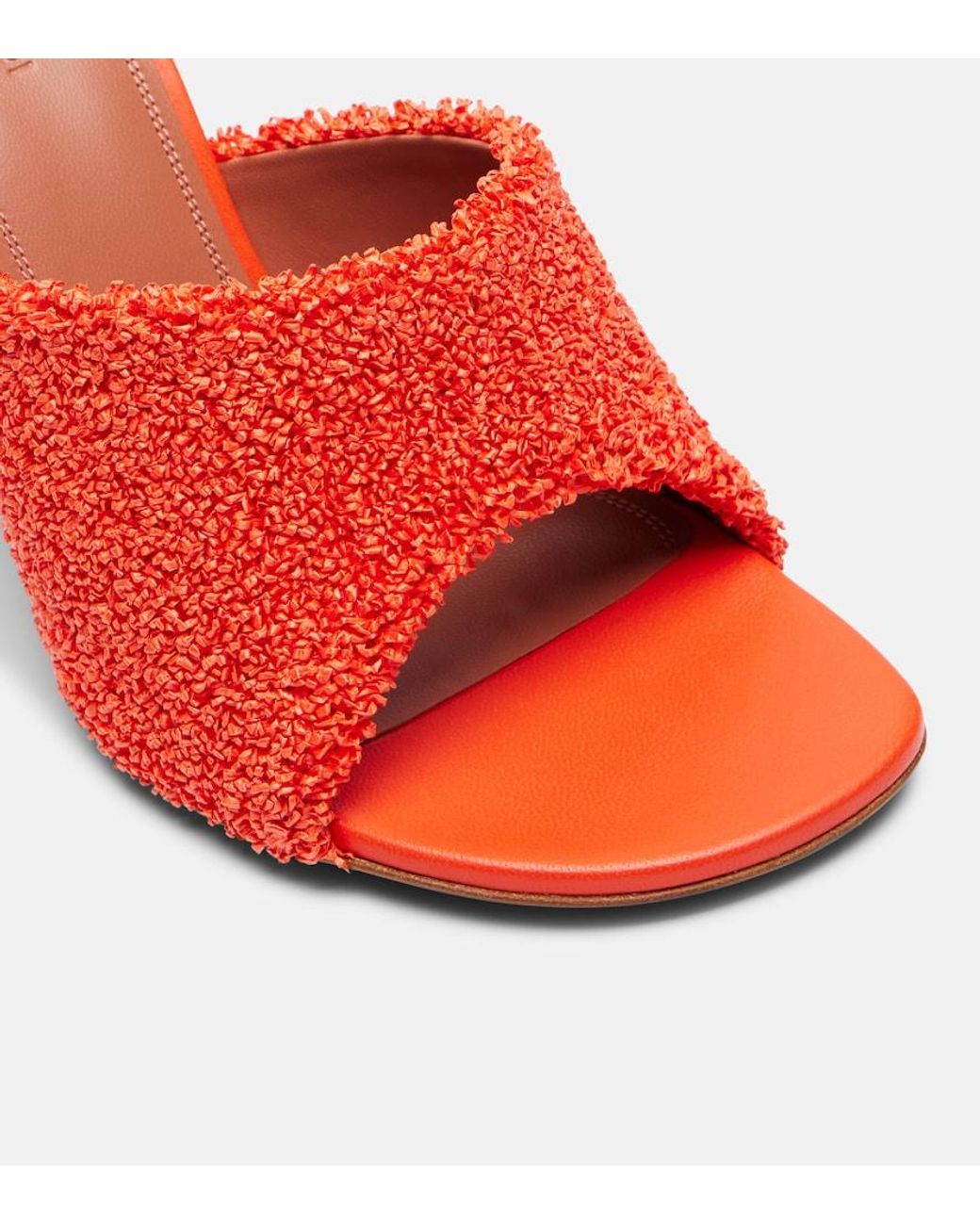 AMINA MUADDI Red Taylor 90 Mules