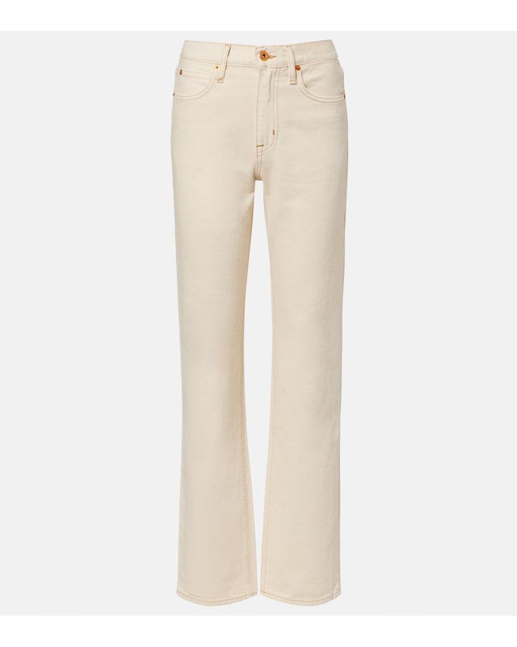 SLVRLAKE Denim Natural Phoenix Straight Jeans