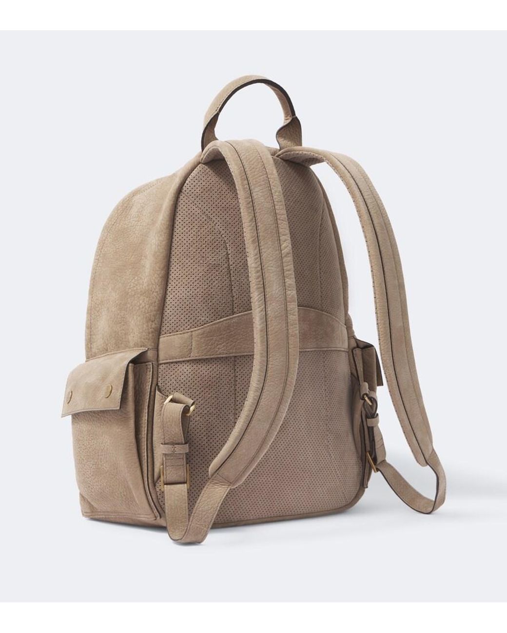 Brunello Cucinelli Natural Leather Backpack for men