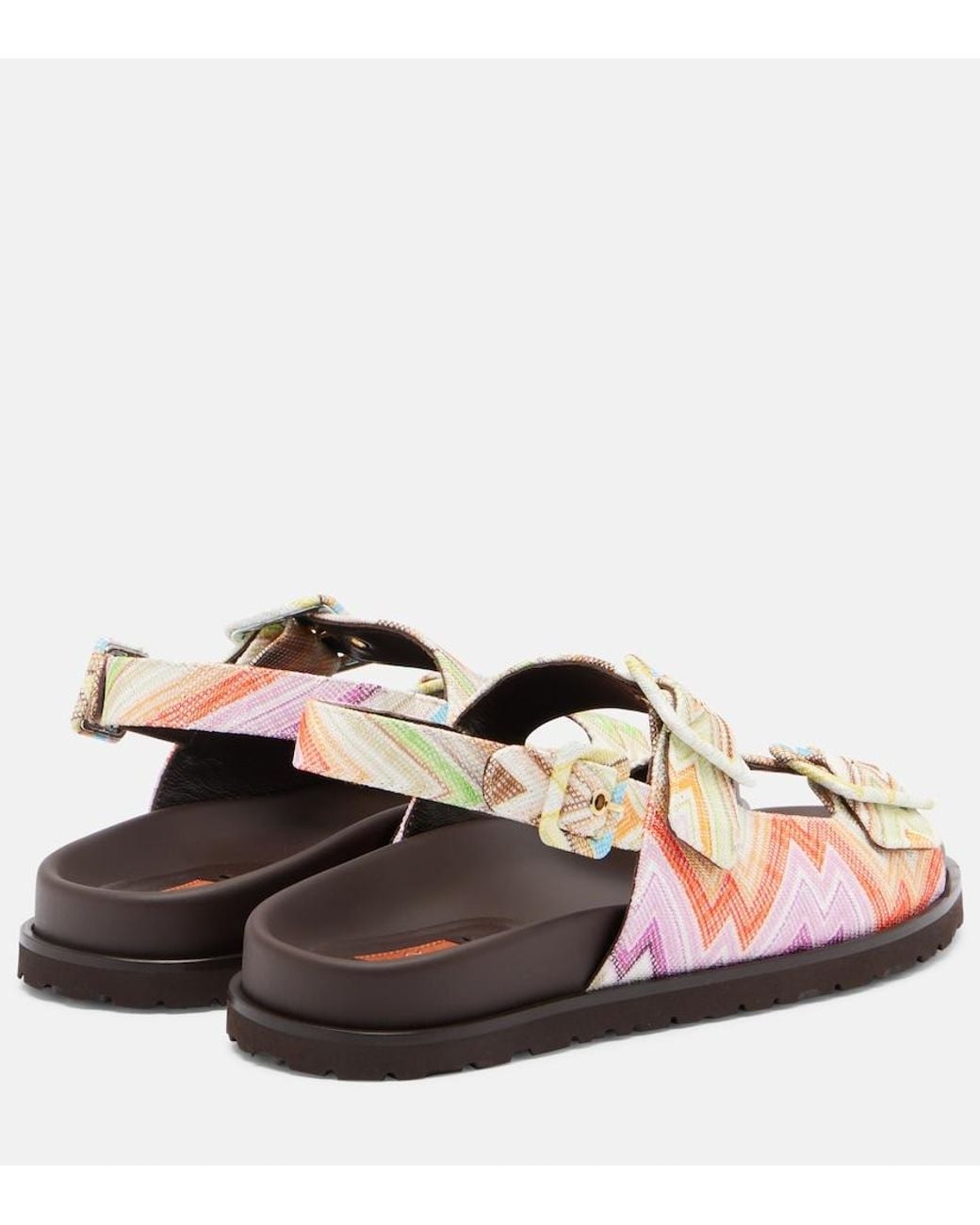 Missoni Black Mia Zigzag Slingback Sandals