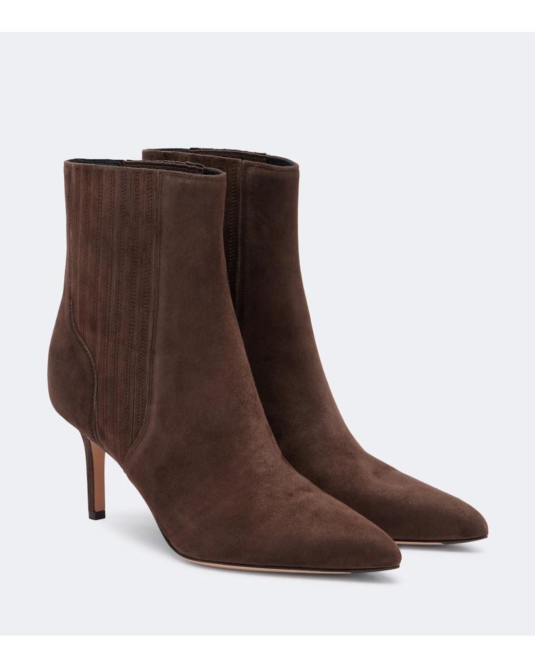 Veronica Beard Brown Lisa Suede Ankle Boots