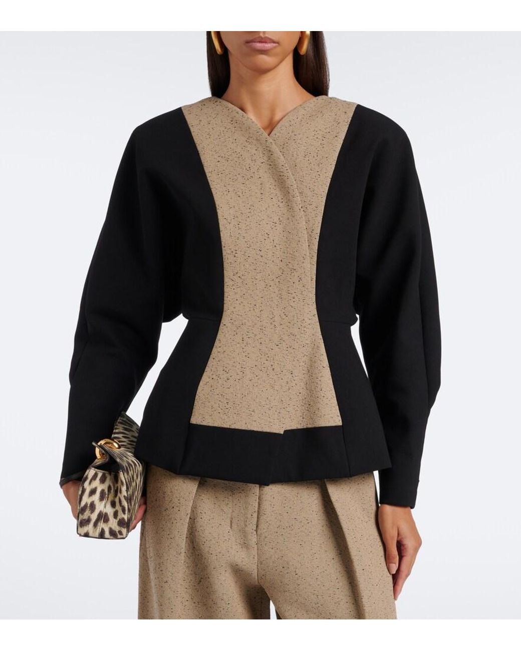 Jacquemus Black Cotton And Wool-Blend Jacket