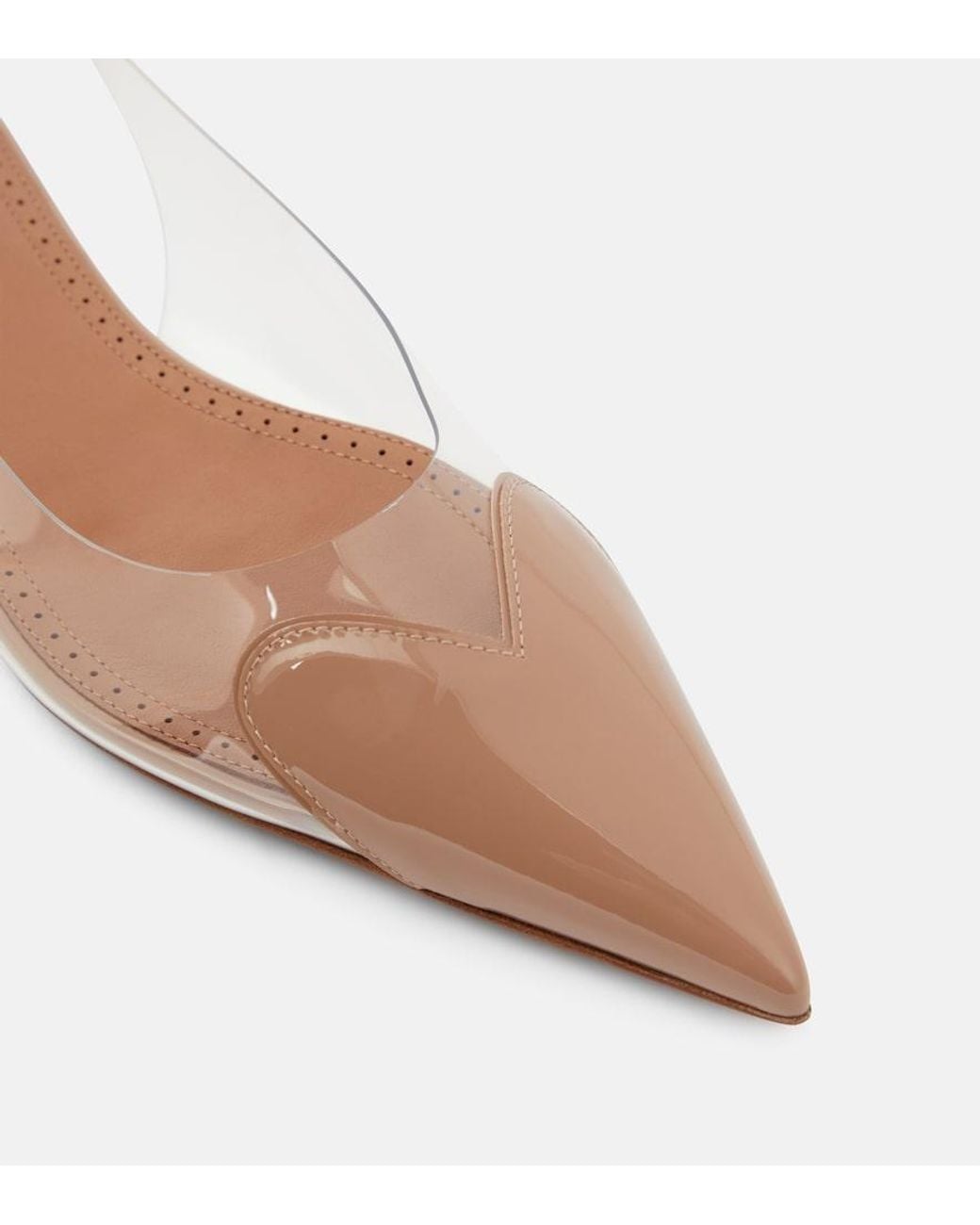 Alaïa Brown Le Coeur Flat Shoe