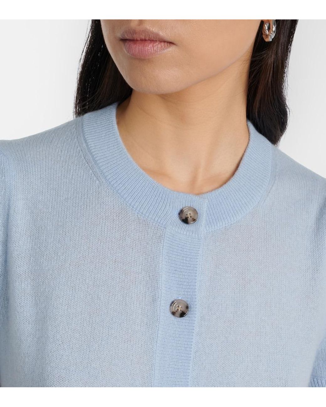 Jardin Des Orangers Blue Cashmere Cardigan