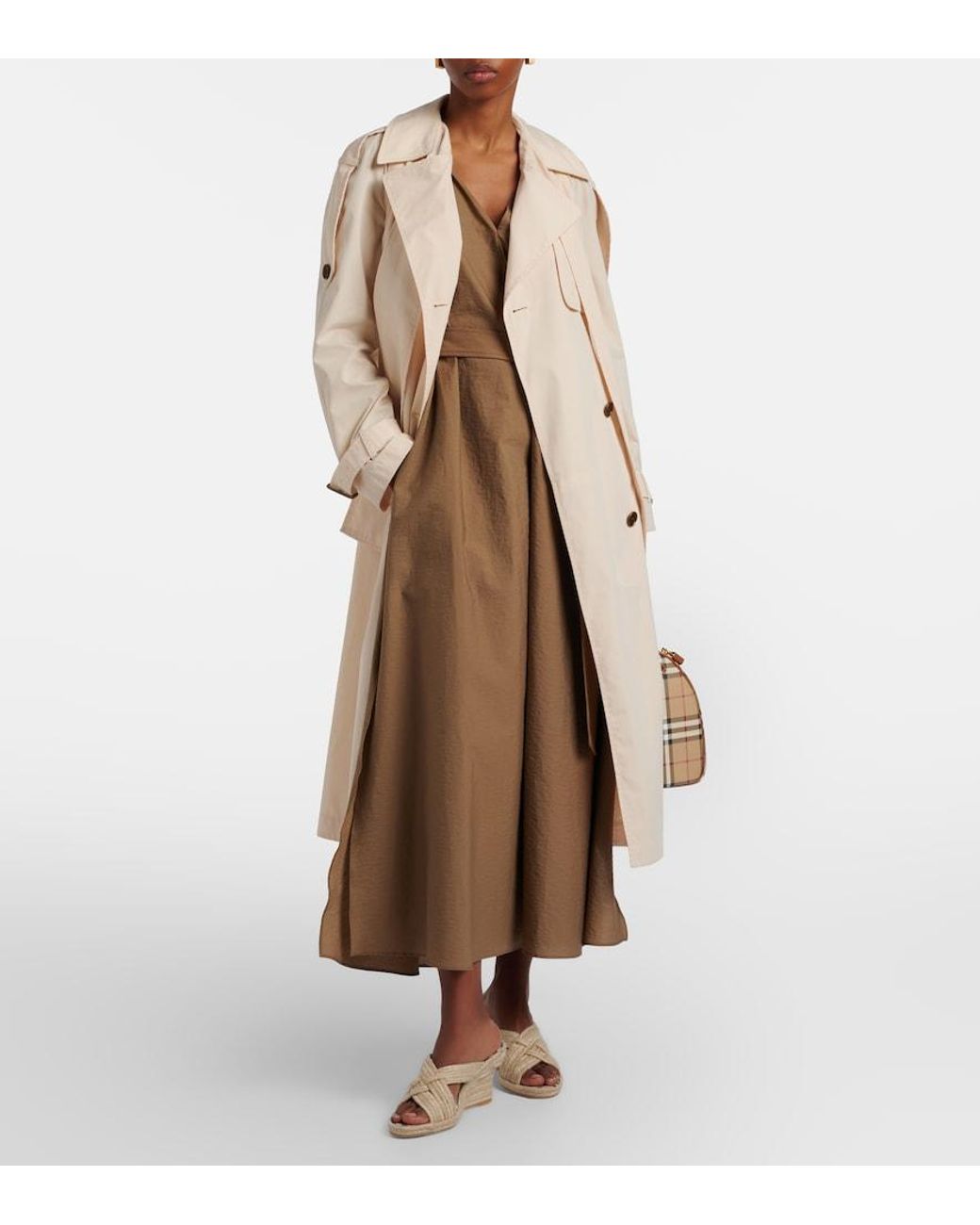 Espadrilles Compensees Burberry en coloris Natural