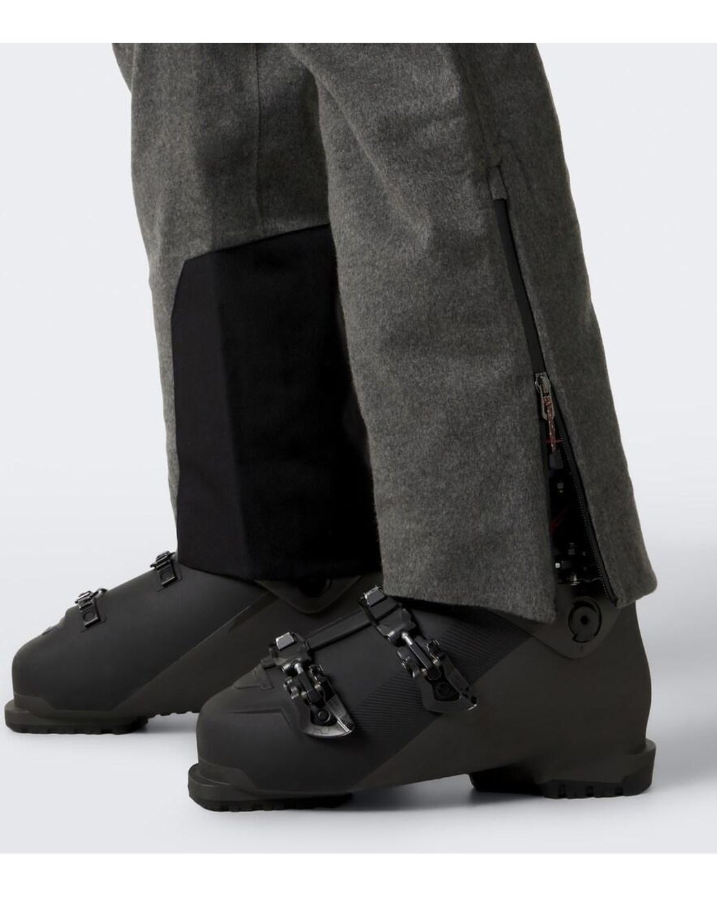 Sease Gray Indren Cashmere Straight Ski Pants for men