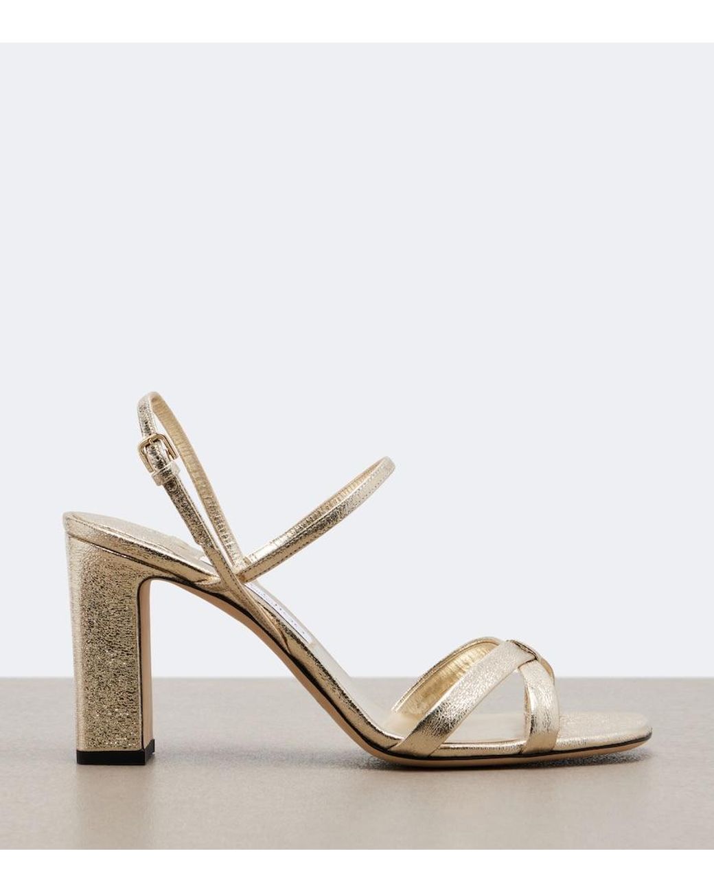 Jimmy Choo Natural Elsy Slingback Sandals