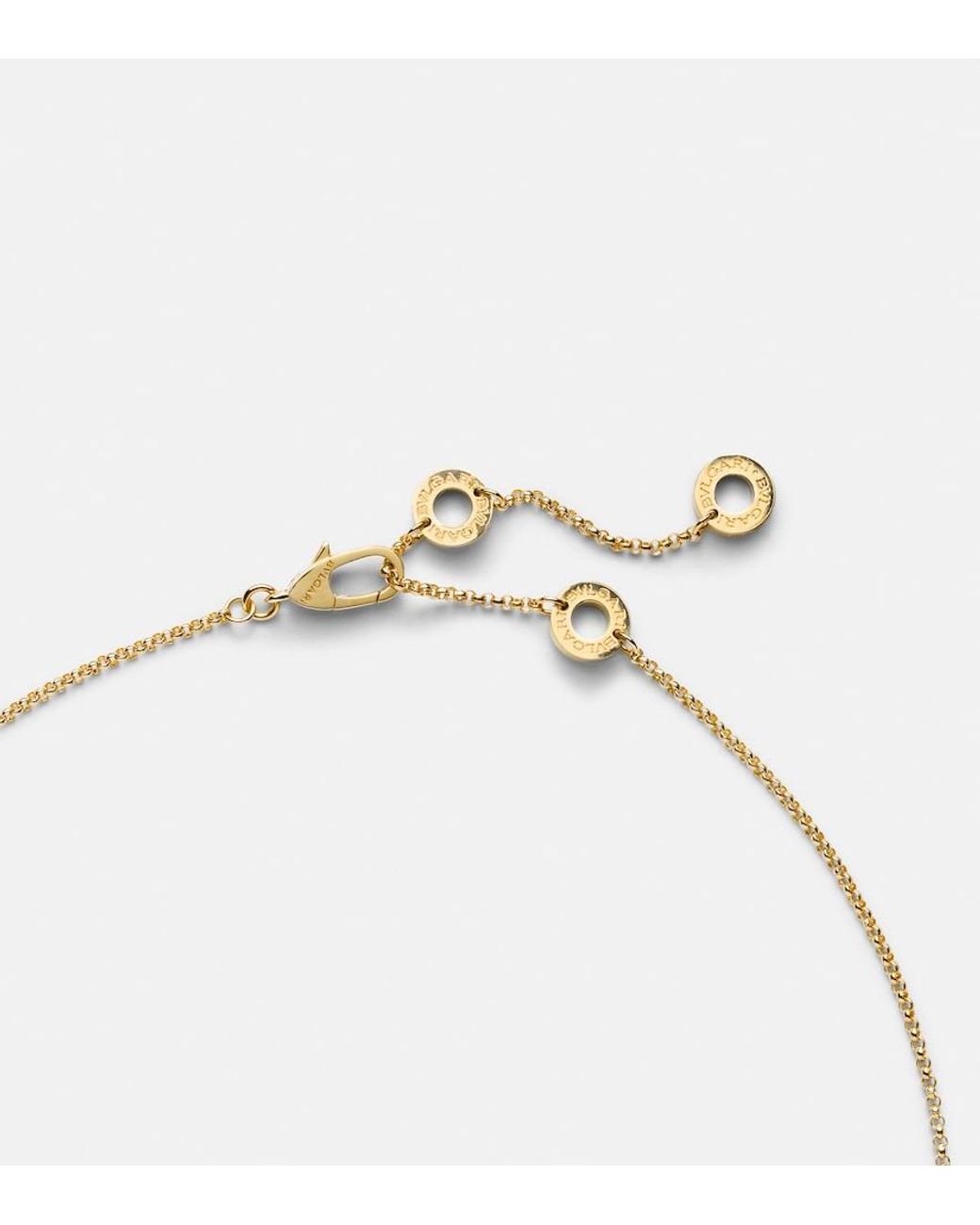 BVLGARI Metallic B.Zero1 18Kt Pendant Necklace With Diamonds