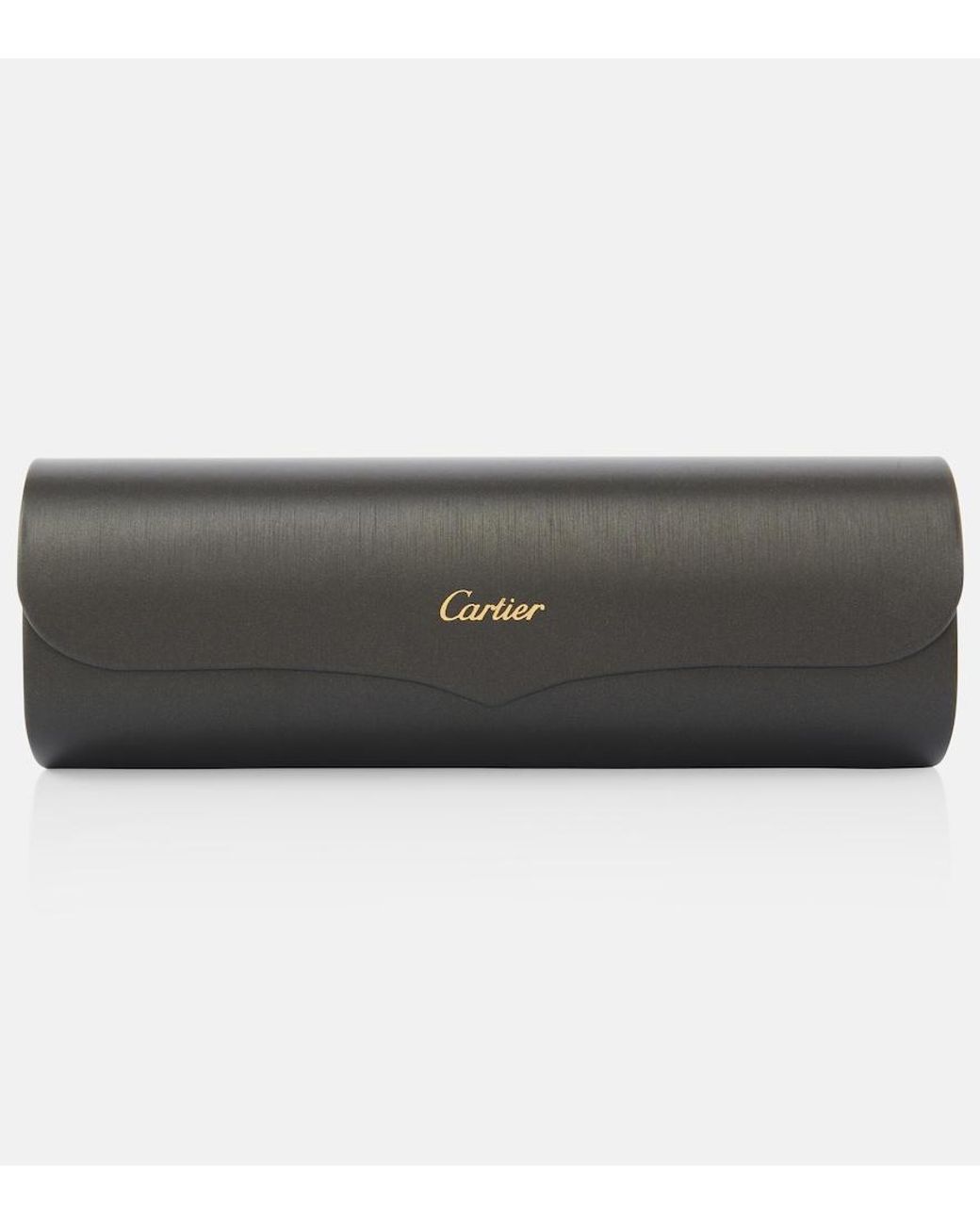 Cartier Metallic Eckige Brille Panthere De Cartier