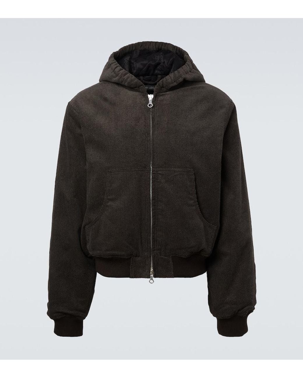 Our Legacy Black Bank Cotton Twill Corduroy Jacket for men