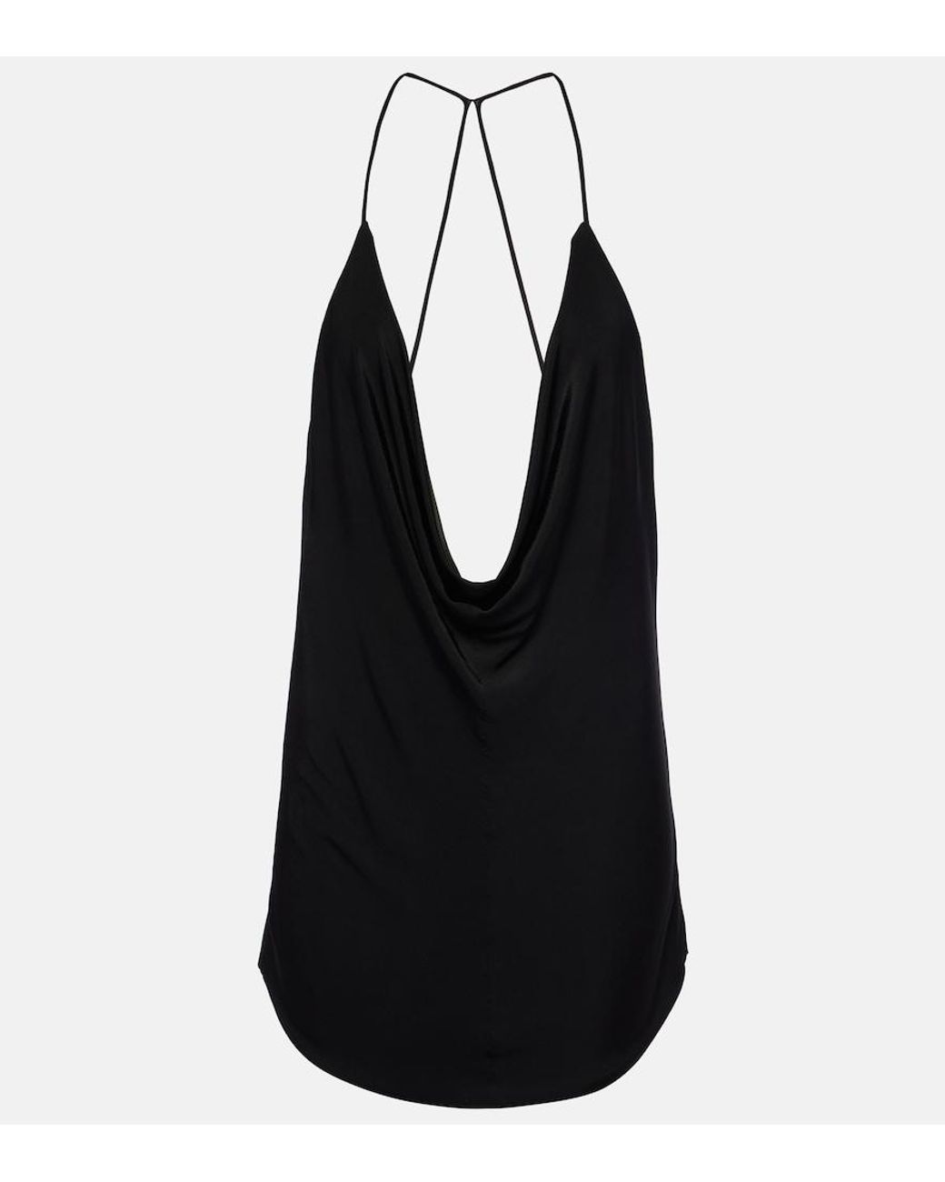 Tom Ford Black Sleeveless Tops