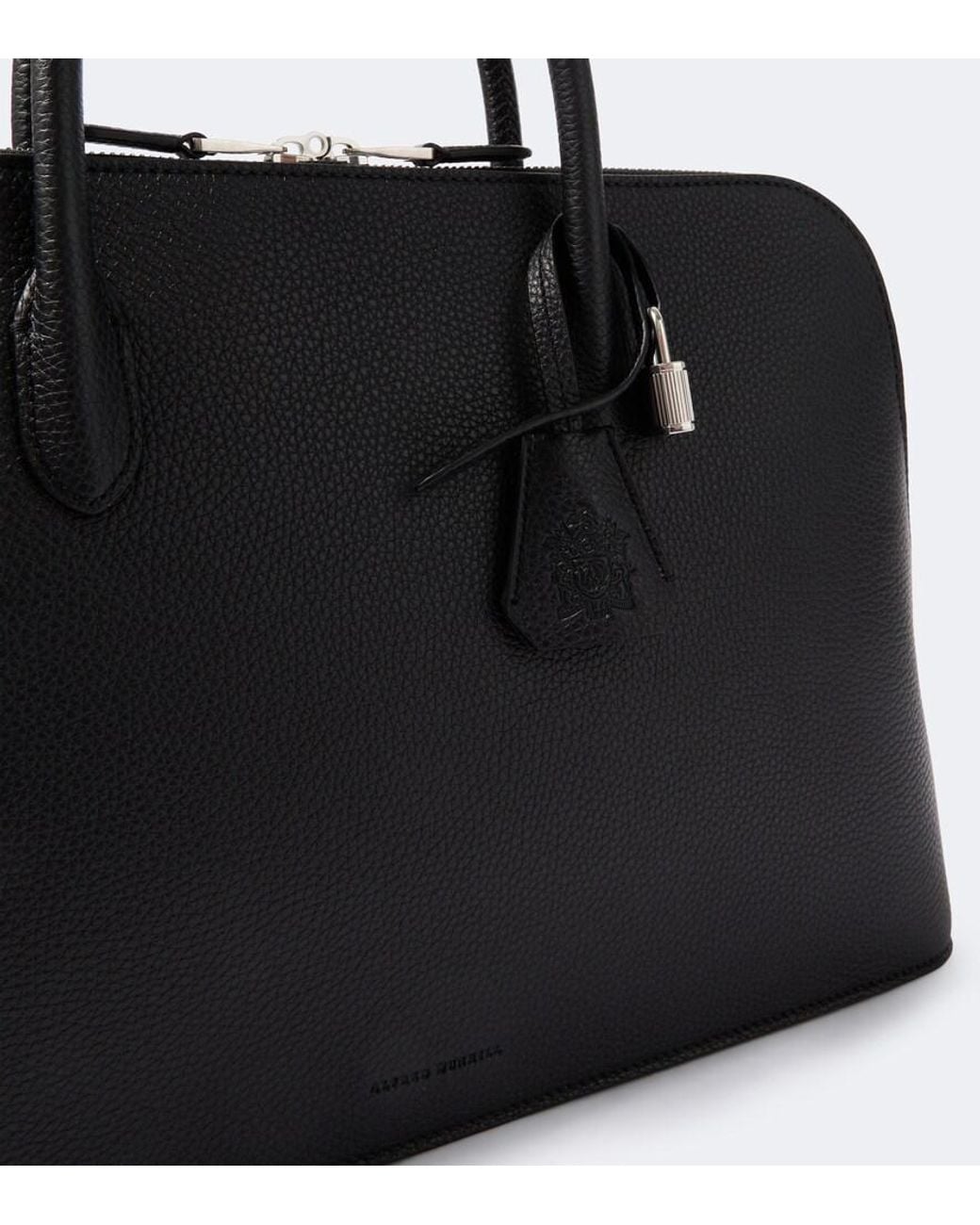 Dunhill Black Leather Portfolio for men