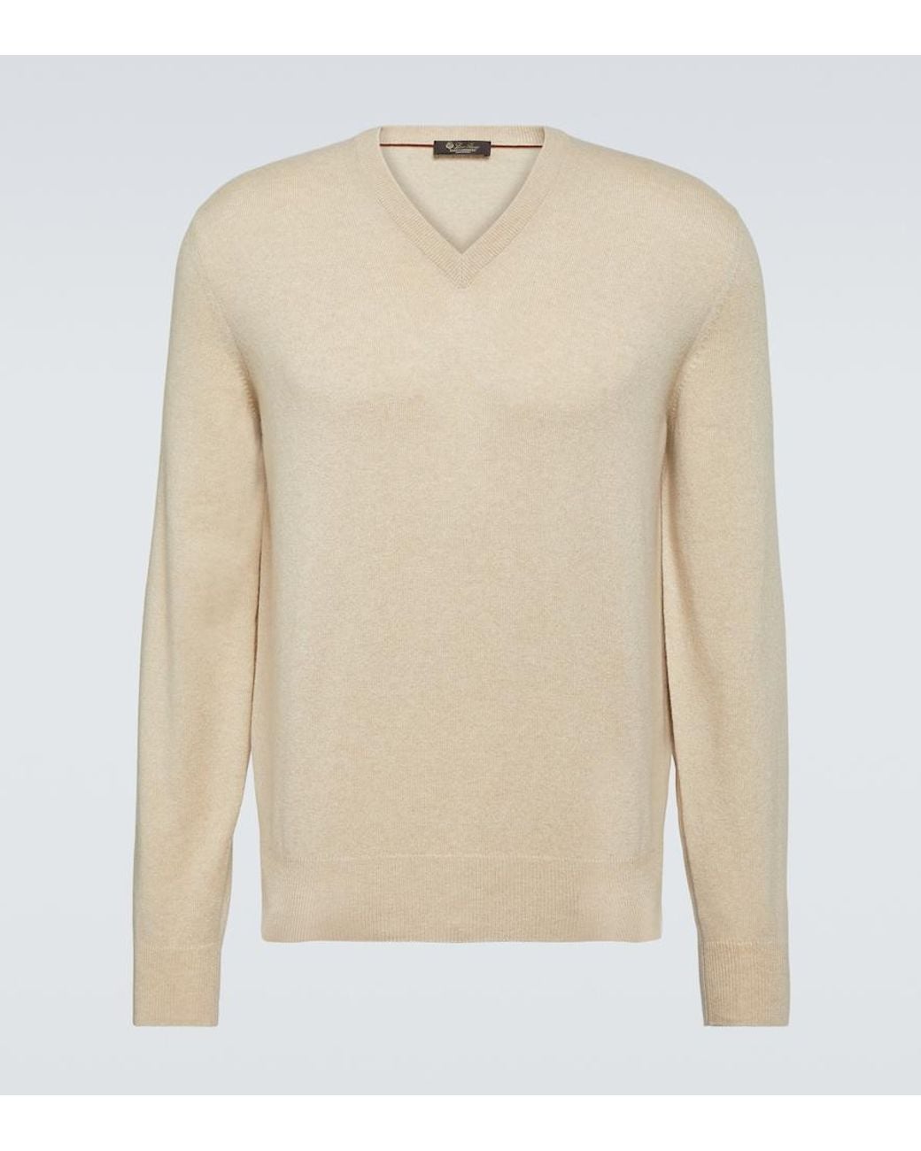 Loro Piana Natural Cashmere Sweater for men