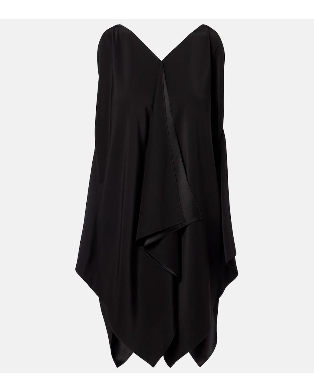 The Row Black Semir Silk Satin Top