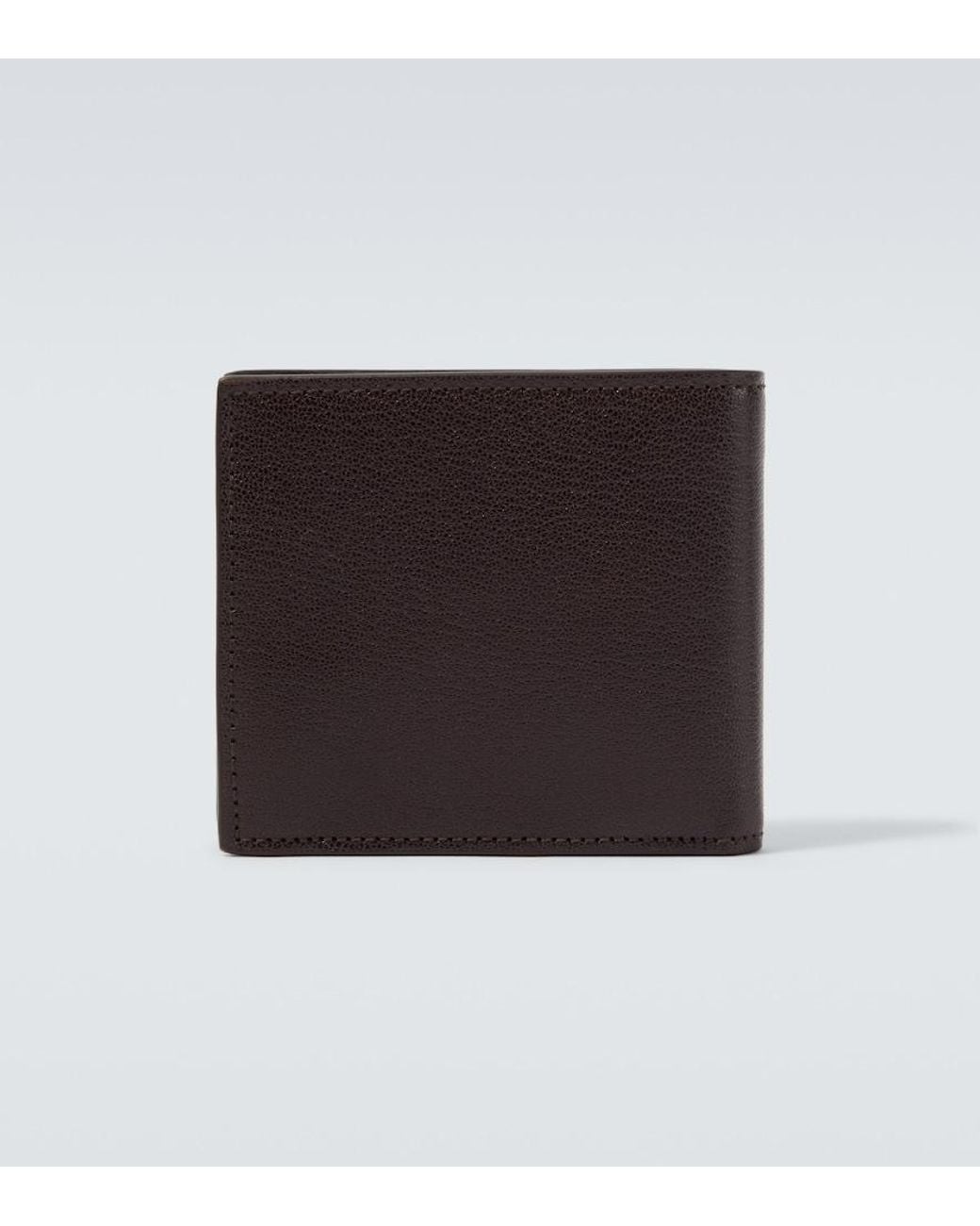 Cartera Plegable De Piel Gucci de hombre de color Black