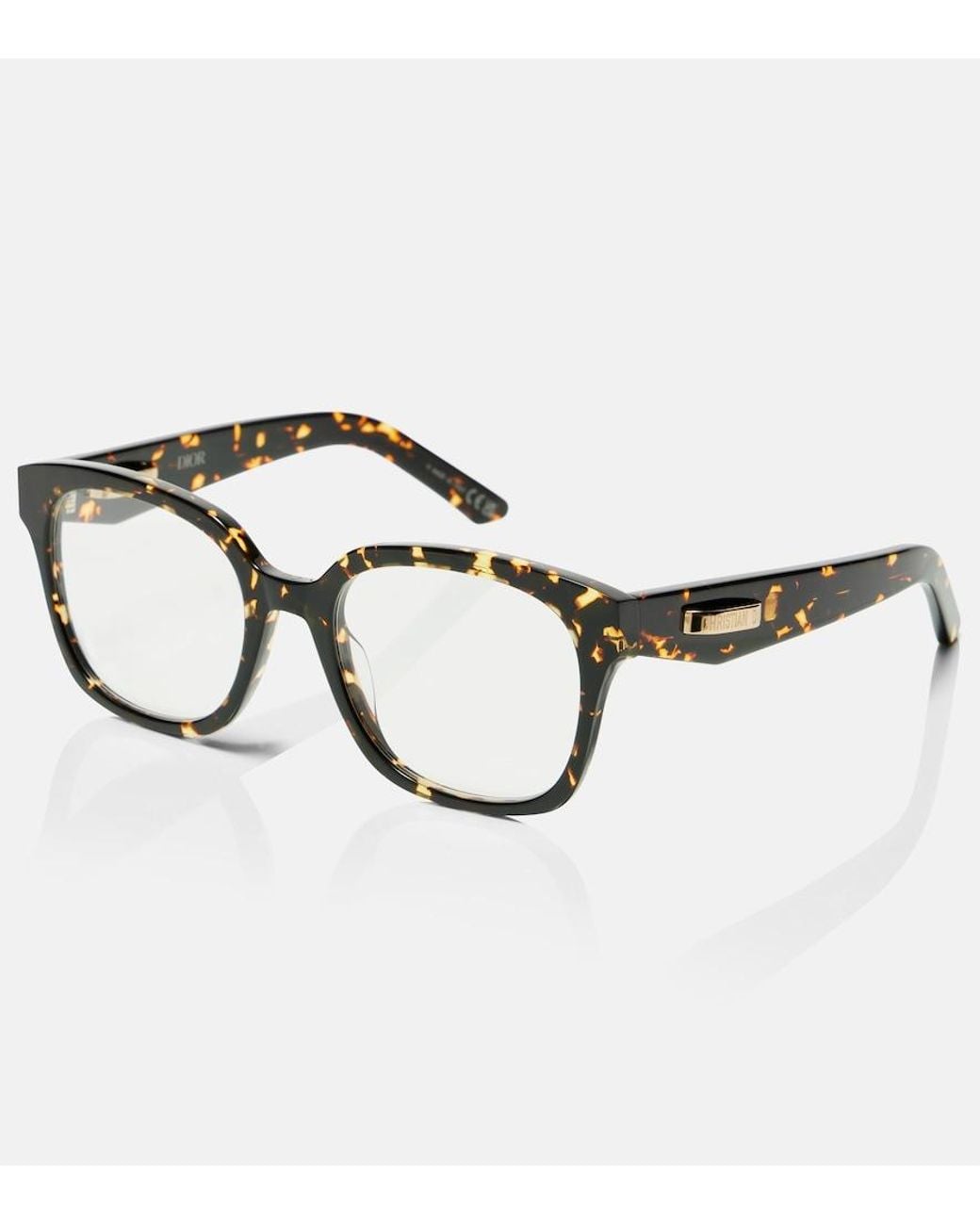 Dior Brown Cdioro S5I Square Glasses